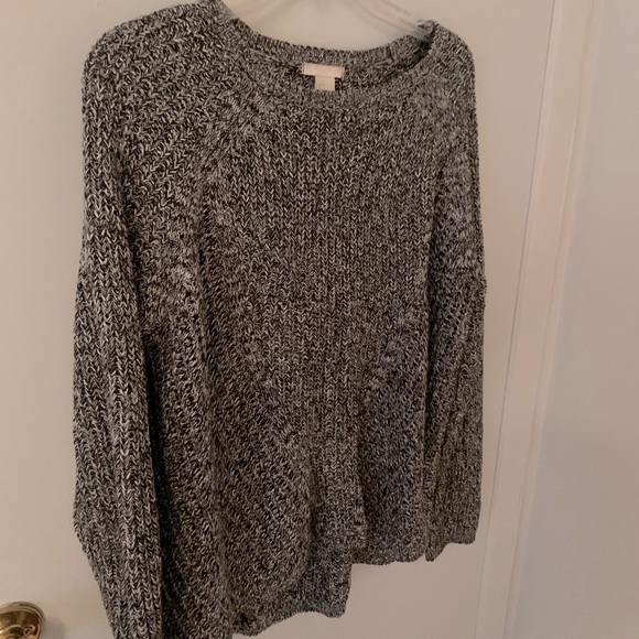 H&M | high/low boatneck knit sweater - Picture 3 of 3